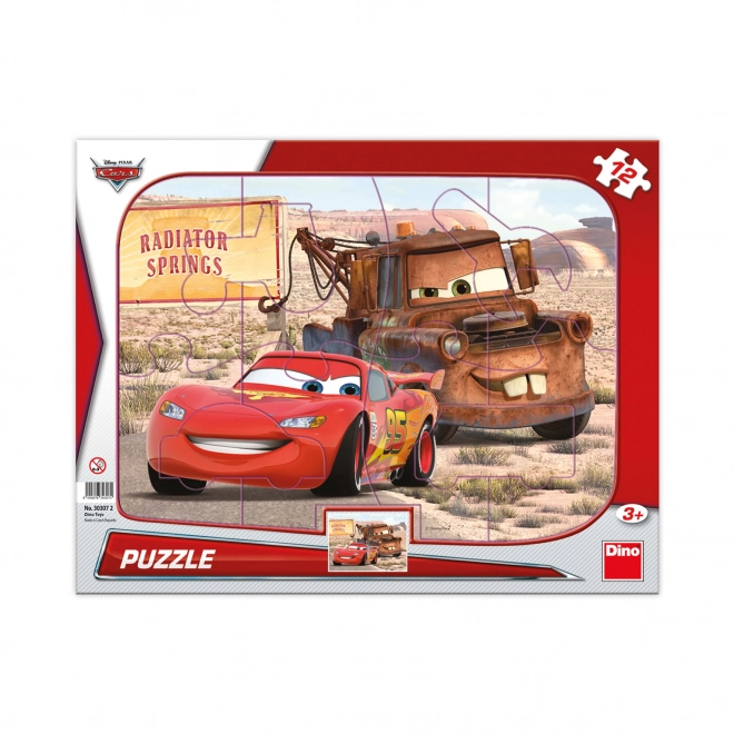 Lightning McQueen & Mater Puzzle - 12 Pieces