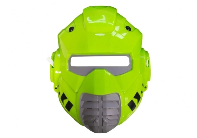 Space Weapon Sword and Mask with Green Light