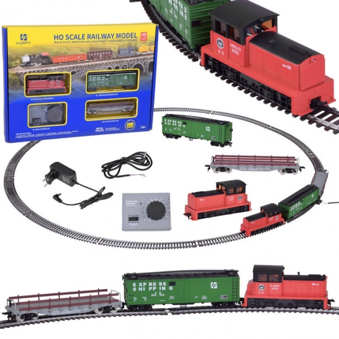 Classic Electric Train Set with Controller H0 Scale