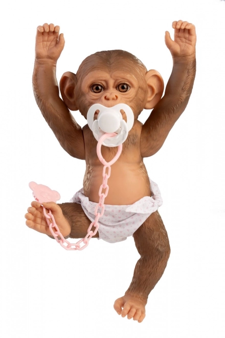 Realistic baby monkey doll with full vinyl body