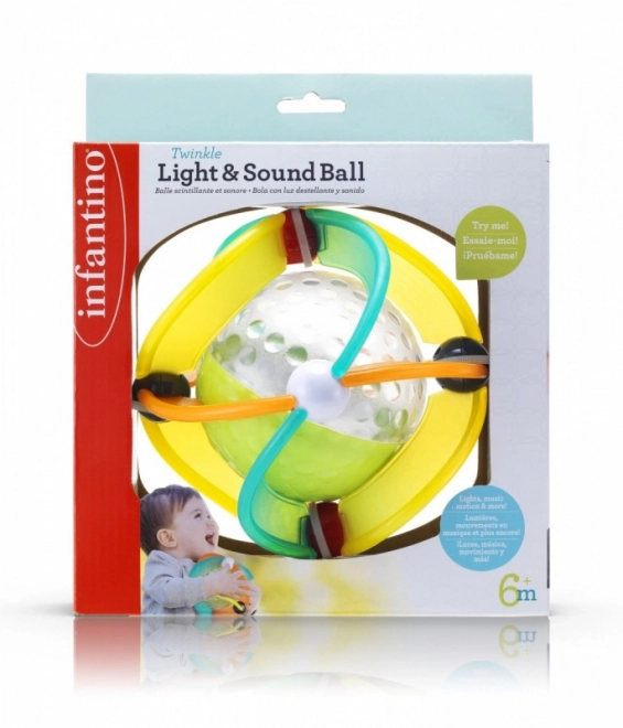 Infantino Light and Sound Rubber Ball