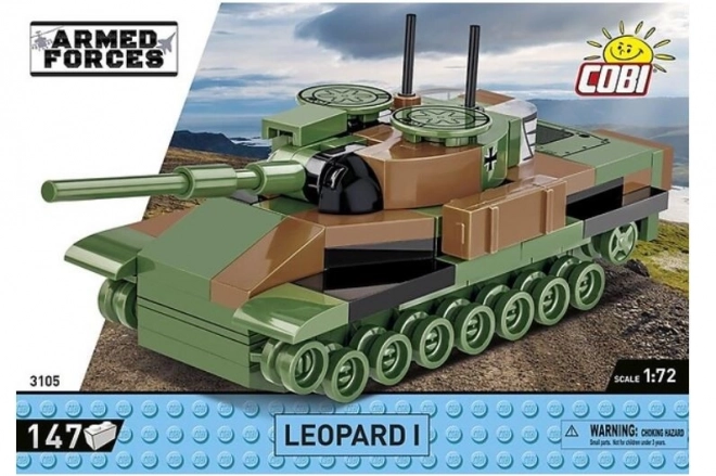 Construction Blocks Leopard I Tank Model