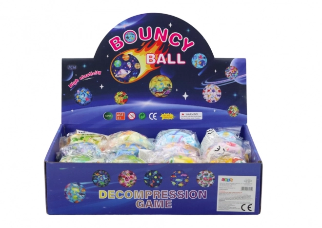 Glowing Sensory Dinosaur Ball 7cm