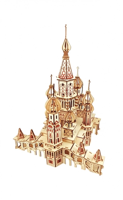 St. Basil's Cathedral Wooden 3D Puzzle