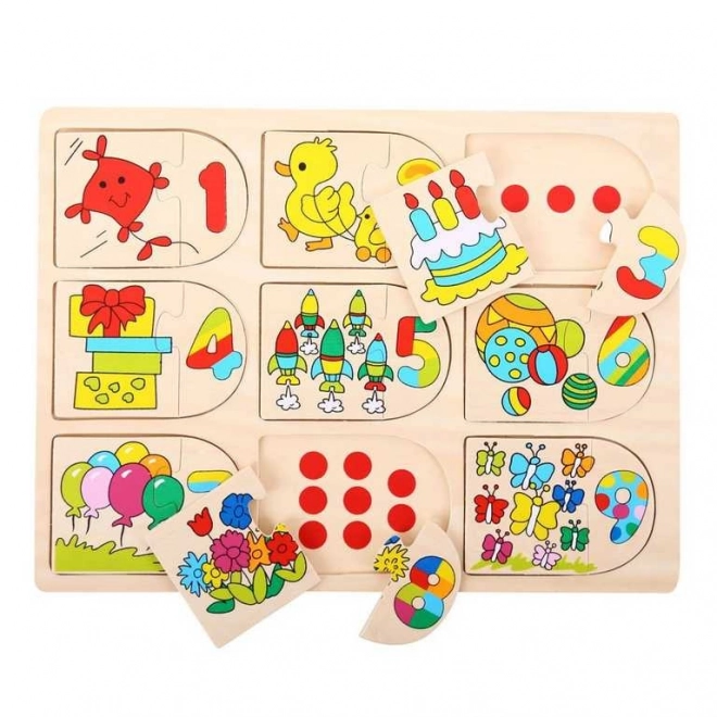 Bigjigs Toys Counting Picture Puzzle