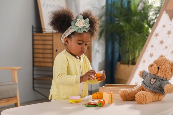 Wooden Food Play Set