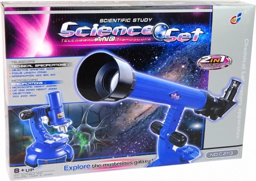 Double usage unique : Microscope et Télescope