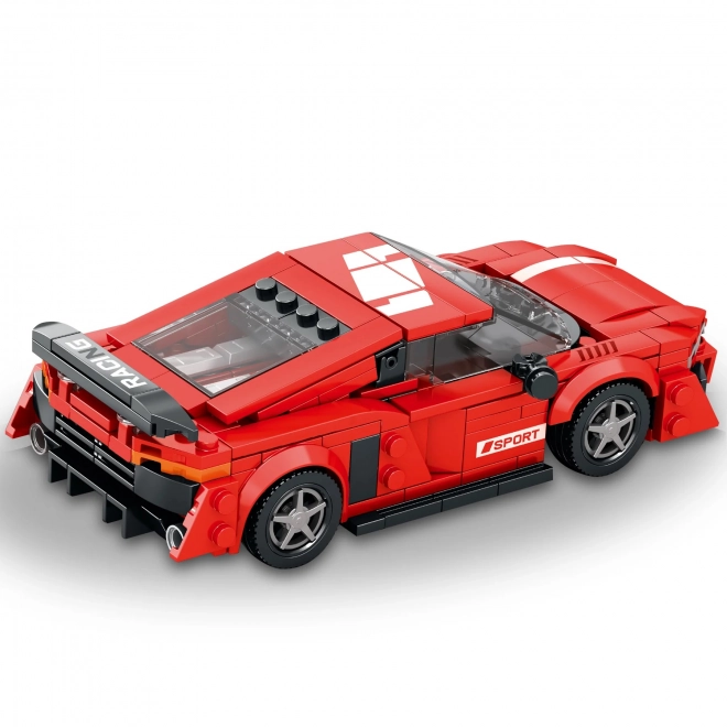 Red Sports Car Building Blocks Set