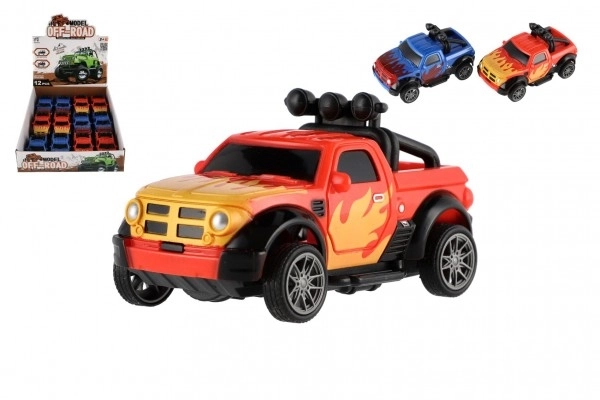 Off-Road Plastic Toy Car with Dual Sides Pull-Back