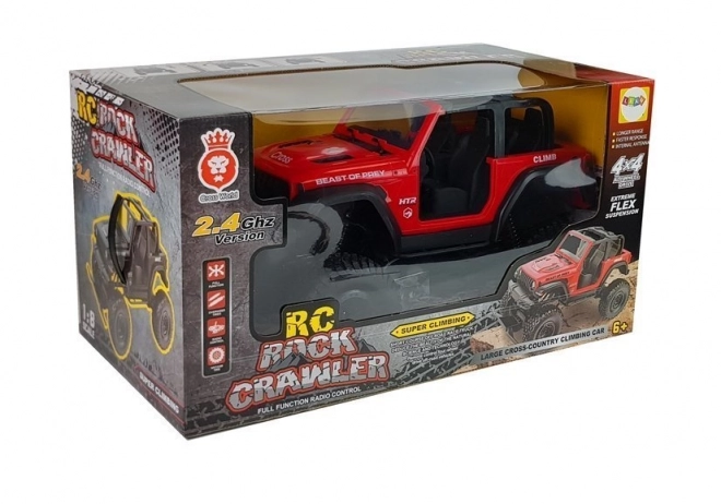 Remote Control Off-Road Jeep Red