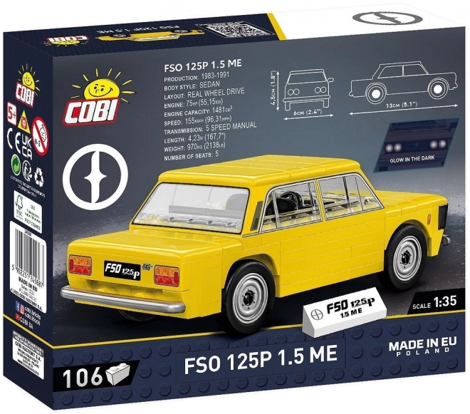 Cobi model kit FSO 125P 1.5 ME