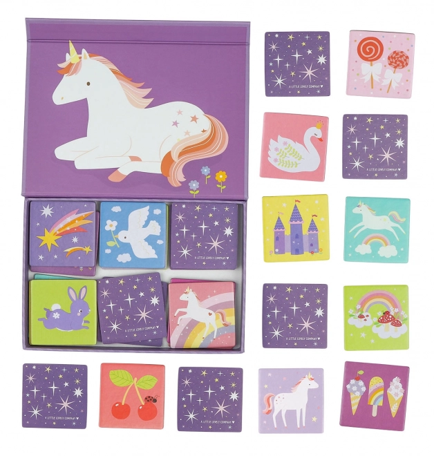 A Little Lovely Company Unicorn Memory Game