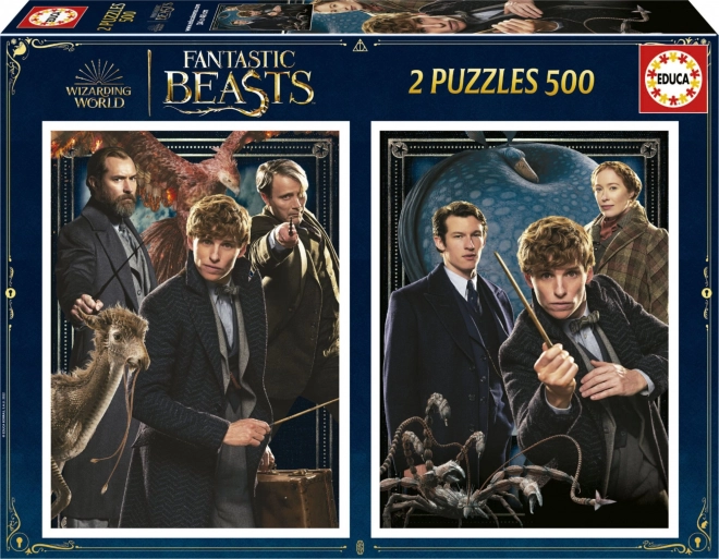 EDUCA Puzzle Fantastic Beasts 2x500 Pieces