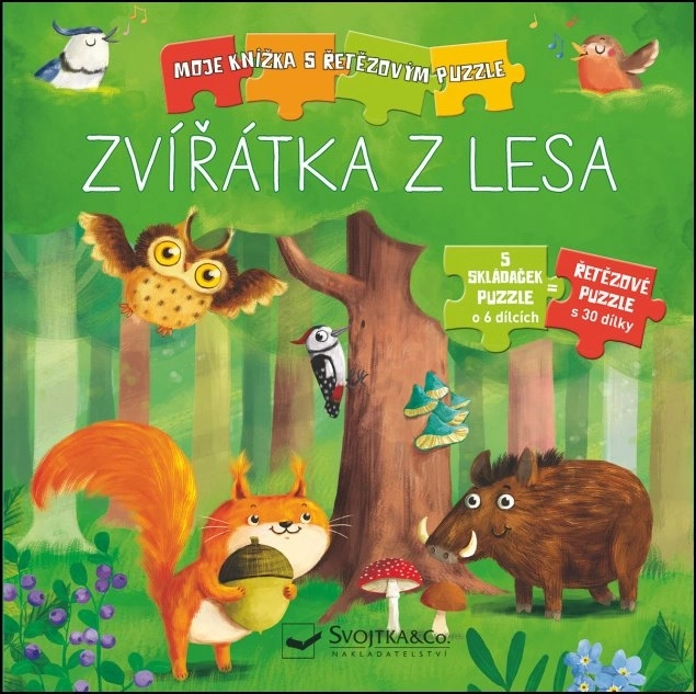 Forest Animals Puzzle Book