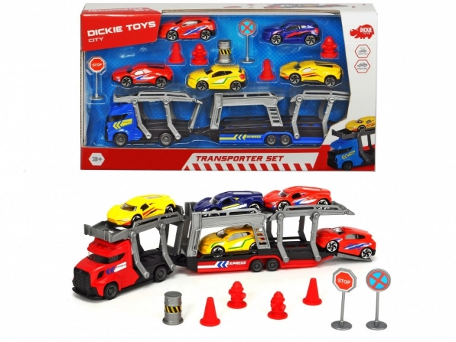 Toy Set with Trailer and Cars