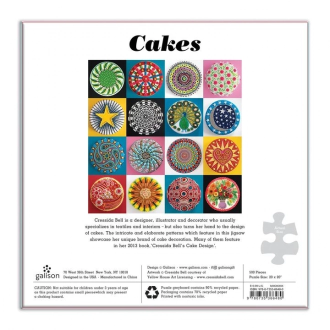 Round Cake Puzzle 500 Pieces