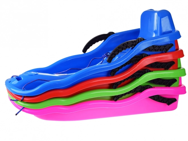 Ergonomic Plastic Sled with Rope