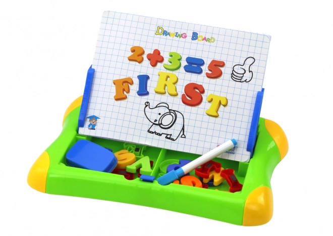 Magnetic Educational Board with Letters and Numbers