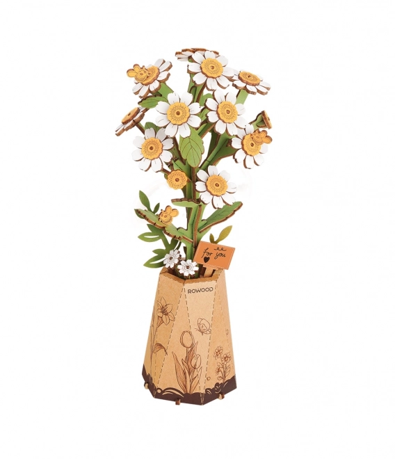 3D Wooden Puzzle Chamomile