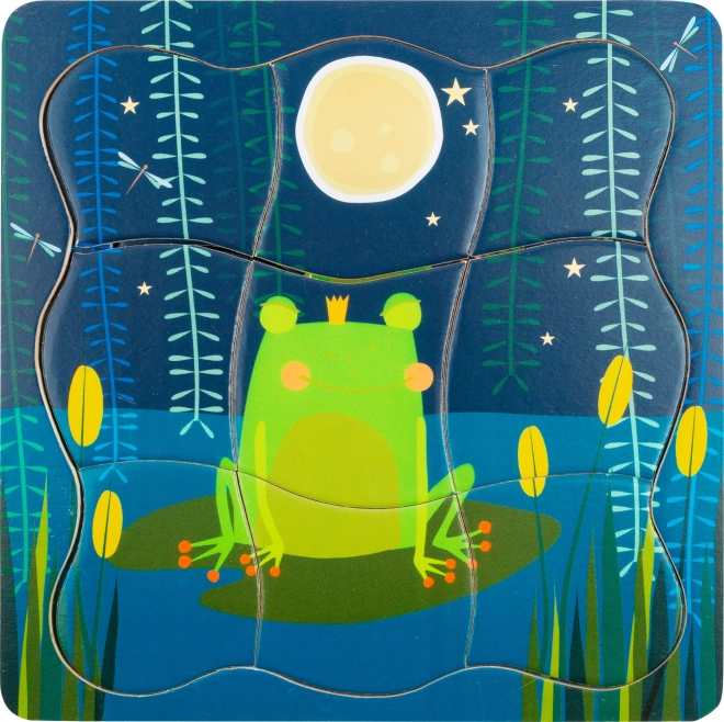 Layered Puzzle Frog Prince