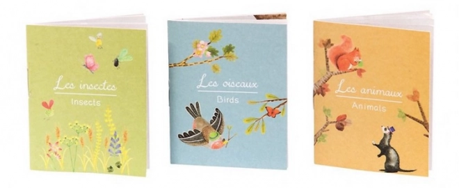 Set of Projector Stories Garden with Notebooks Moulin Roty