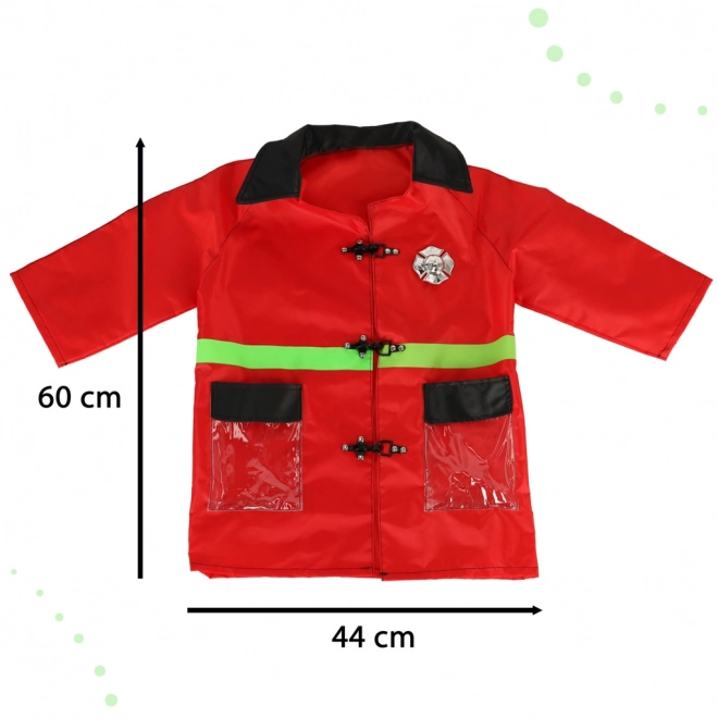 Firefighter Costume with Walkie-Talkie for Kids