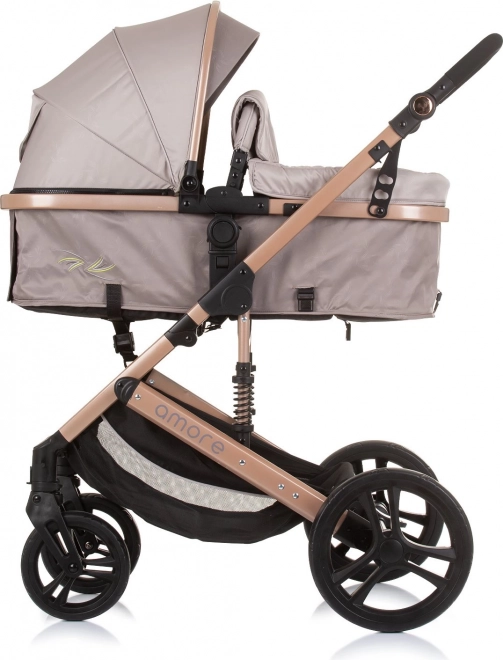 Chipolino stroller Amore 2-in-1 Jungle – Macadamia