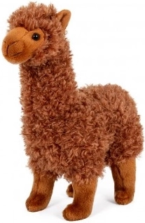 Plush Alpaca Lama 30 cm Brown