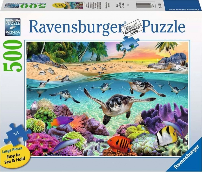 Ravensburger Puzzle Turtle Hatchlings XXL 500 Pieces