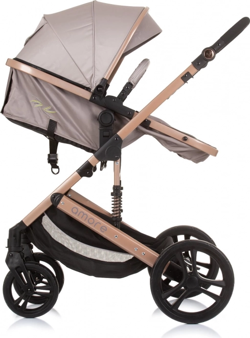 Chipolino stroller Amore 2-in-1 Jungle – Macadamia