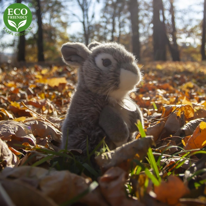 Stuffed Gray Sitting Rabbit 20 cm Eco-Friendly