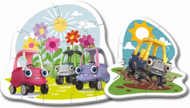 Large and sturdy pieces for little hands