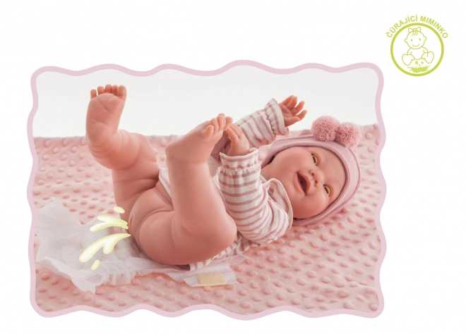 Antonio Juan MIA - Blink and Pee Realistic Baby Doll with All-Vinyl Body