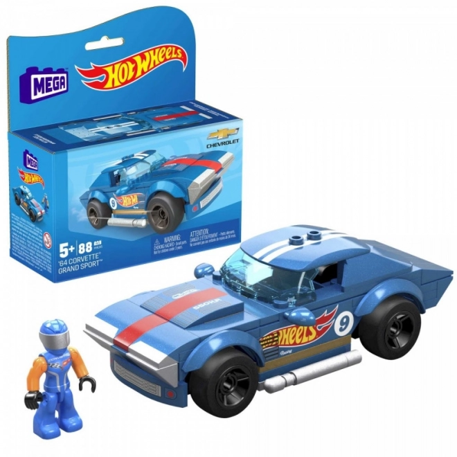 Hot Wheels Building Blocks Car - Corvette