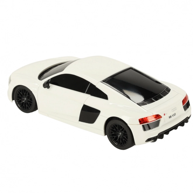 Remote Control Car Audi R8 White 2015 - 1:24 Scale