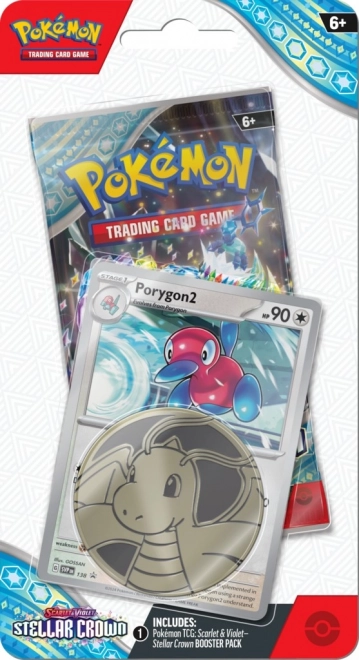 Pokemon TCG Stellar Crown Checklane Blister - Porygon2