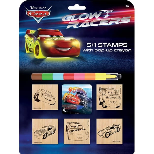 Stamp Set with Crayons CARS