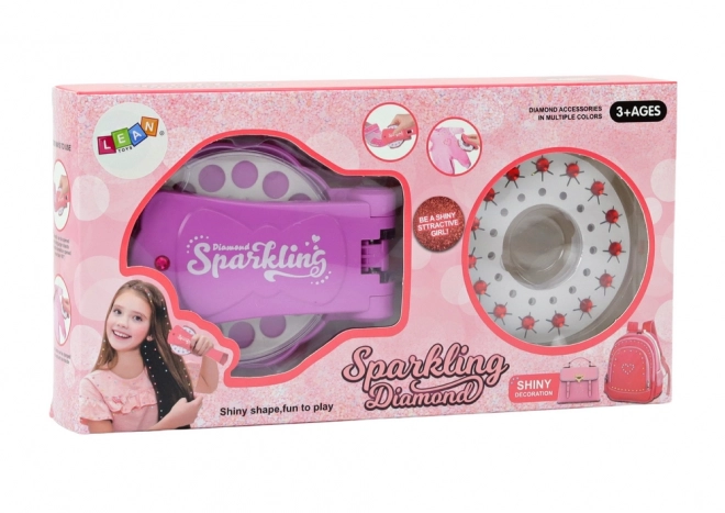 Sparkling Diamond Hair and Accessory Decoration Set