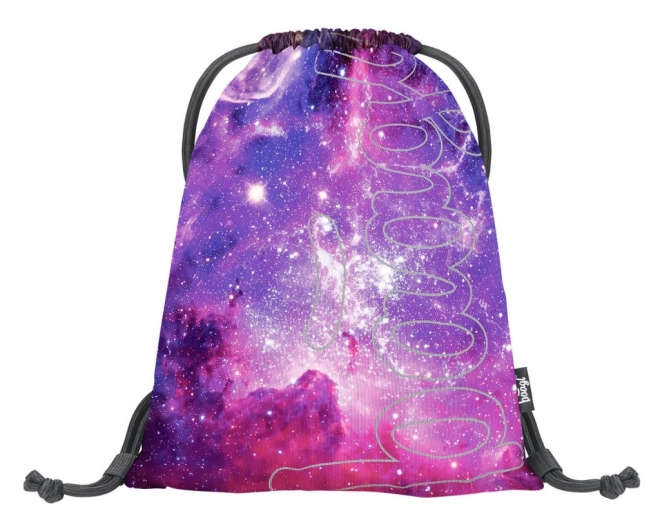 BAAGL School Set Skate Galaxy: Backpack, Pencil Case, Drawstring Bag