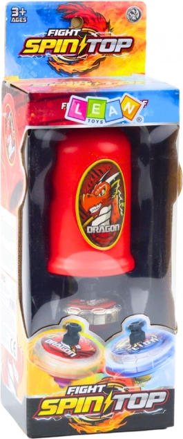 Set of Launcher and Flying Disc Red Dragon