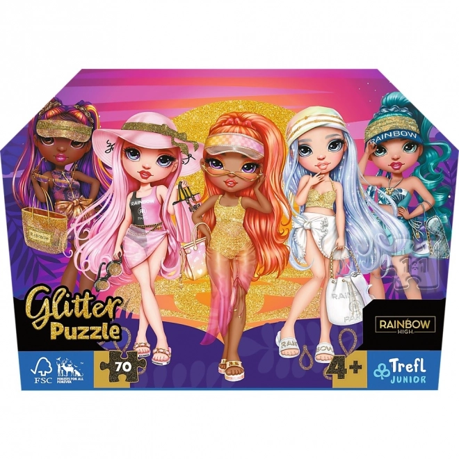 Rainbow High Glitter Doll Puzzle Set