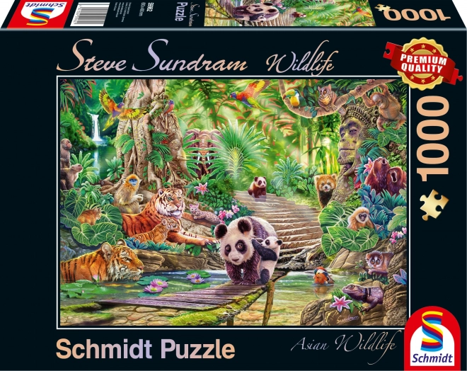 Wild Nature: Asian Animals 1000 Piece Puzzle