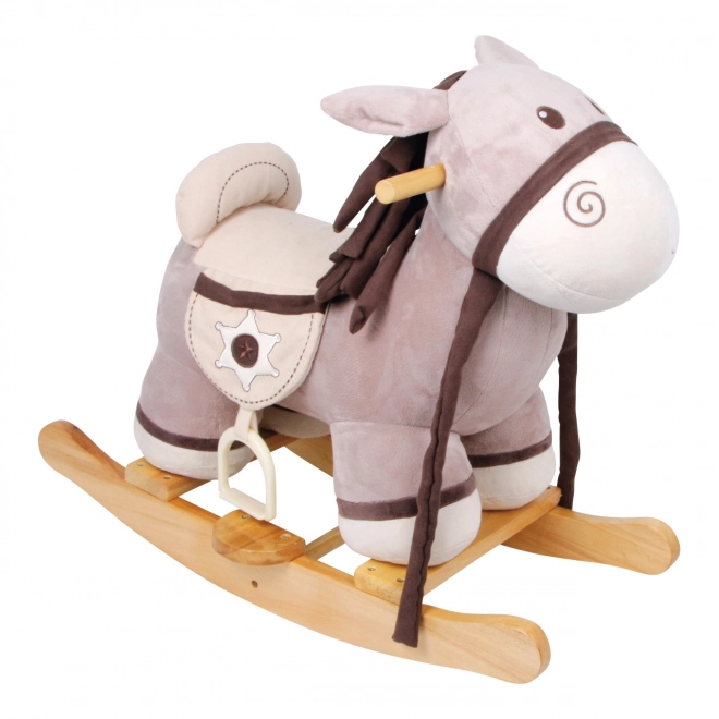 Wooden Rocking Horse Sheriff