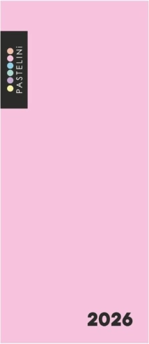 Monthly Diary 2026 Pink Pastelini