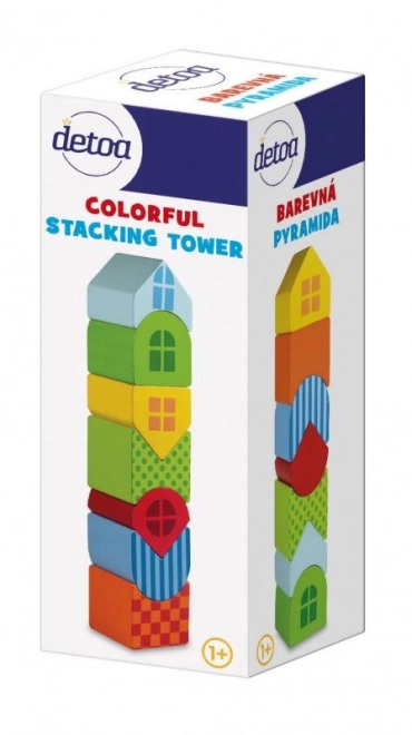 Colorful Stacking Pyramid