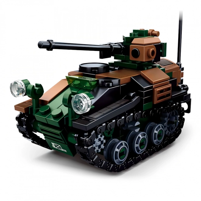 Sluban Model Bricks Small Tank Wiesel AWC 2-in-1 Set