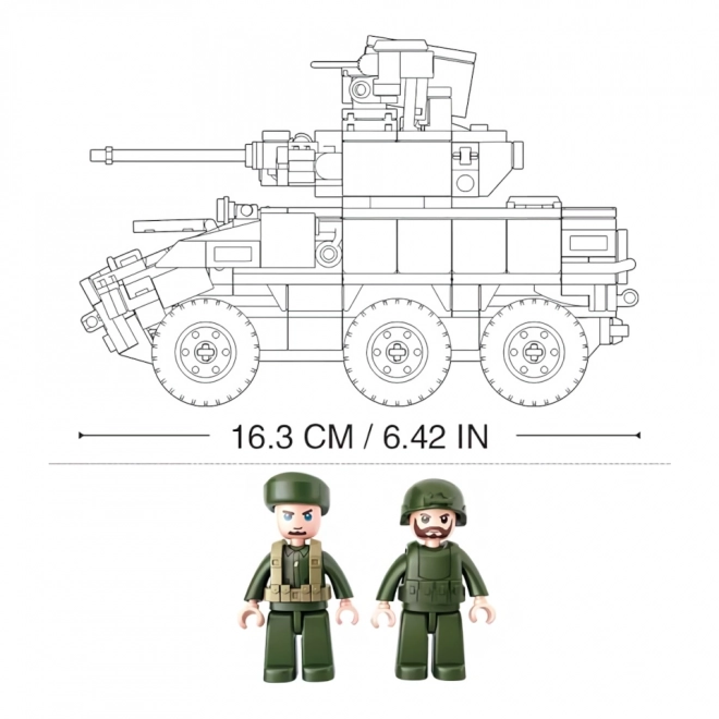 Sluban Armored Combat Vehicle 6x6 EBRC Jaguar