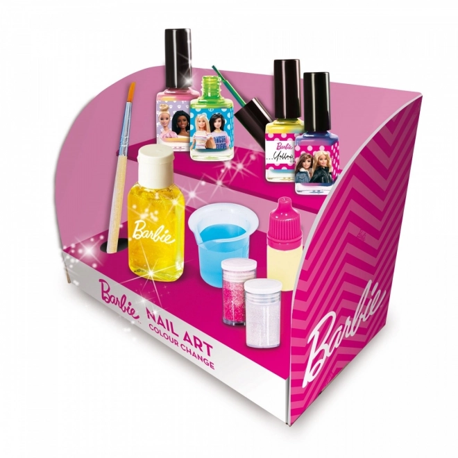 Creative Set Barbie Create Color Changing Nail Polish