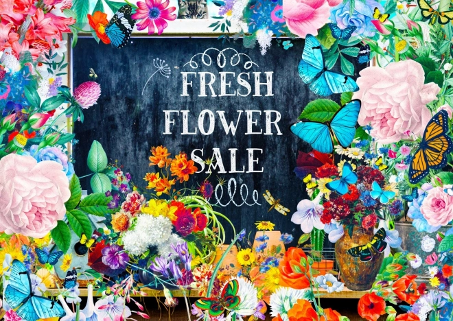 Enjoy Flower Sale Puzzle 1000 Pieces