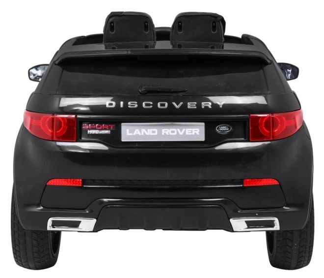 Land Rover Discovery for kids black + Remote control + 5-point safety belts + Seat adjustment + EVA + MP3 LED